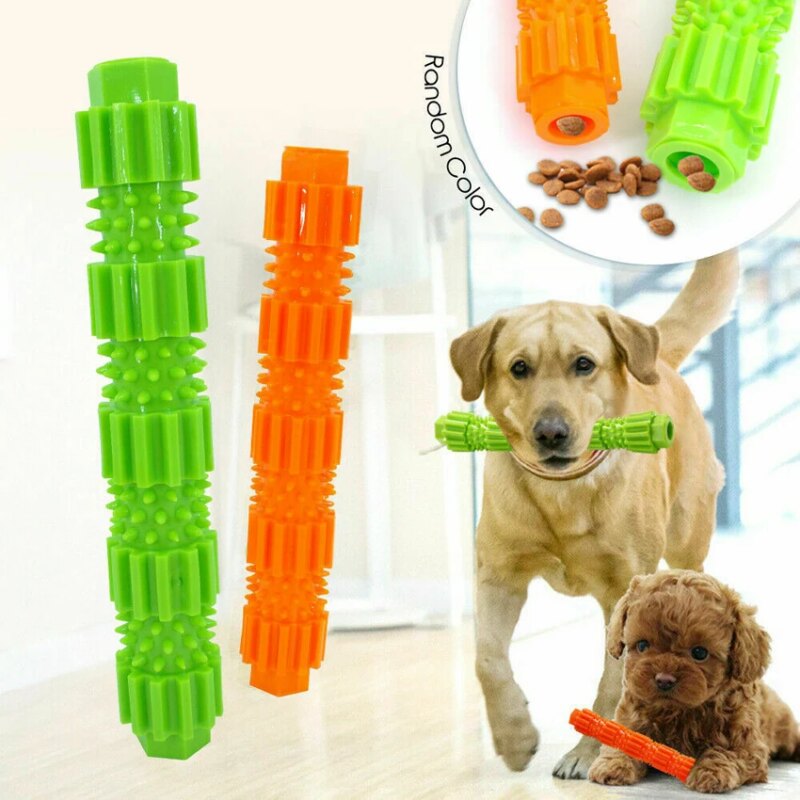 Pet Dog Chew Toy for Aggressive Chewers Treat Dispensing Rubber Teeth Cleaning Toy Squeaking Rubber Dog Toy Toys for Dogs