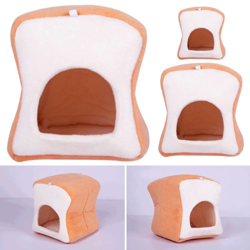 Hamster House Guinea Pig Accessories Hamster Cotton House Small Animal Nest Winter Warm For Rodent/Guinea Pig/Rat/Hedgehog