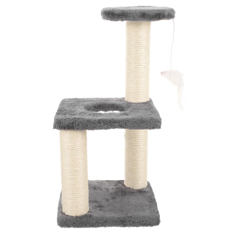 Cat Climbing Frame Adorable Scratcher Towers Tree Scratching Post Trees Kitten Integrated Supplies